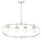 Craftmade - 45574-PLN - Four Light Island Pendant - Piltz - Polished Nickel