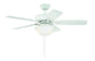 Craftmade - TCE52W5C1 - 52"Ceiling Fan - Twist N Click 1 Light - White