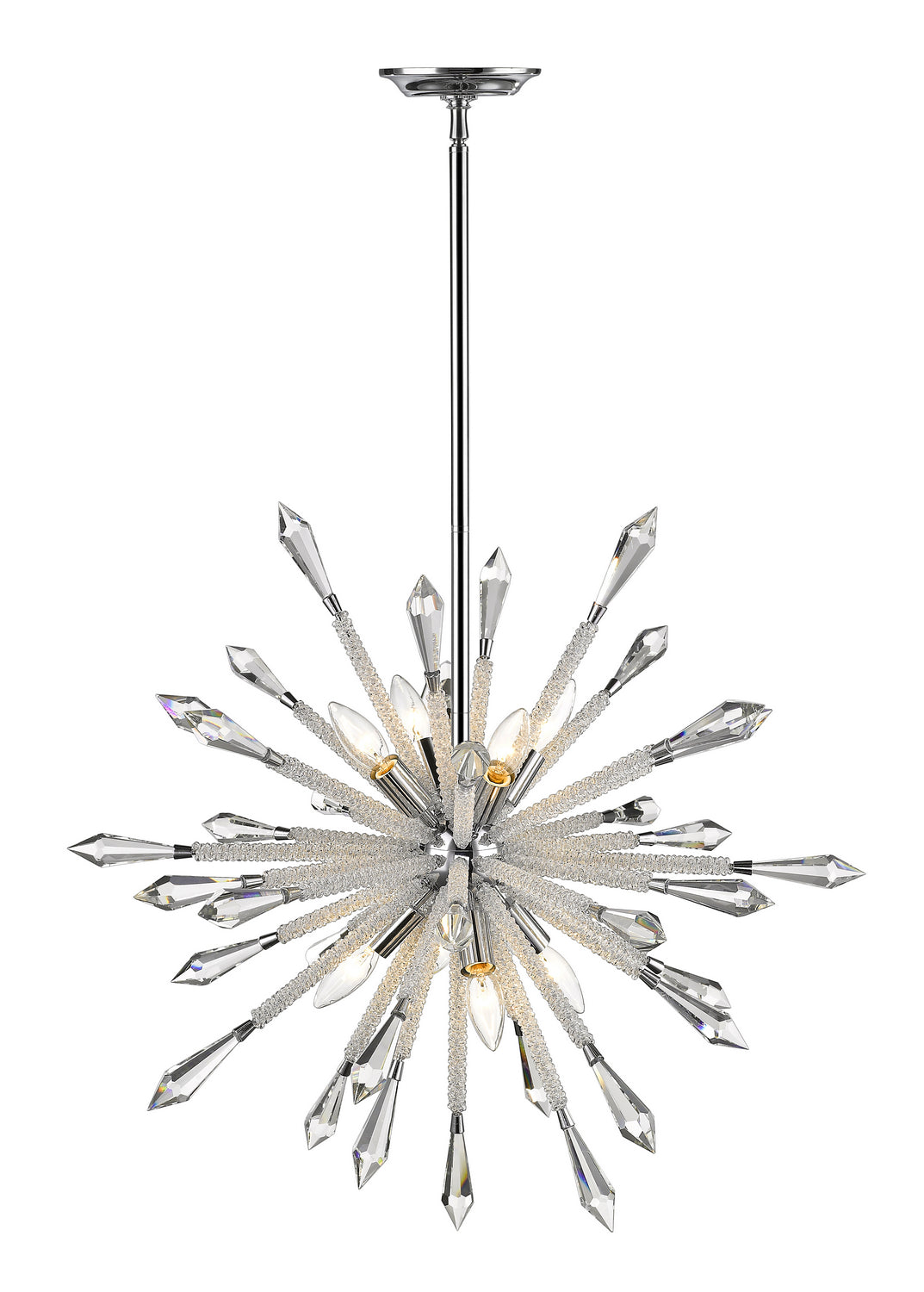 Z-Lite - 4002-8 - Eight Light Chandelier - Soleia - Chrome