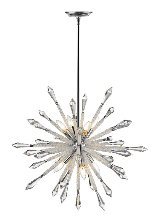 Z-Lite - 4002-8 - Eight Light Chandelier - Soleia - Chrome