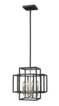 Z-Lite - 454-14BK-BN - Four Light Pendant - Titania - Black / Brushed Nickel