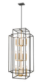 Z-Lite - 454-42BRZ-OBR - 12 Light Chandelier - Titania - Bronze / Olde Brass