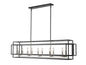 Z-Lite - 454-54L-BK-BN - Ten Light Linear Chandelier - Titania - Black / Brushed Nickel