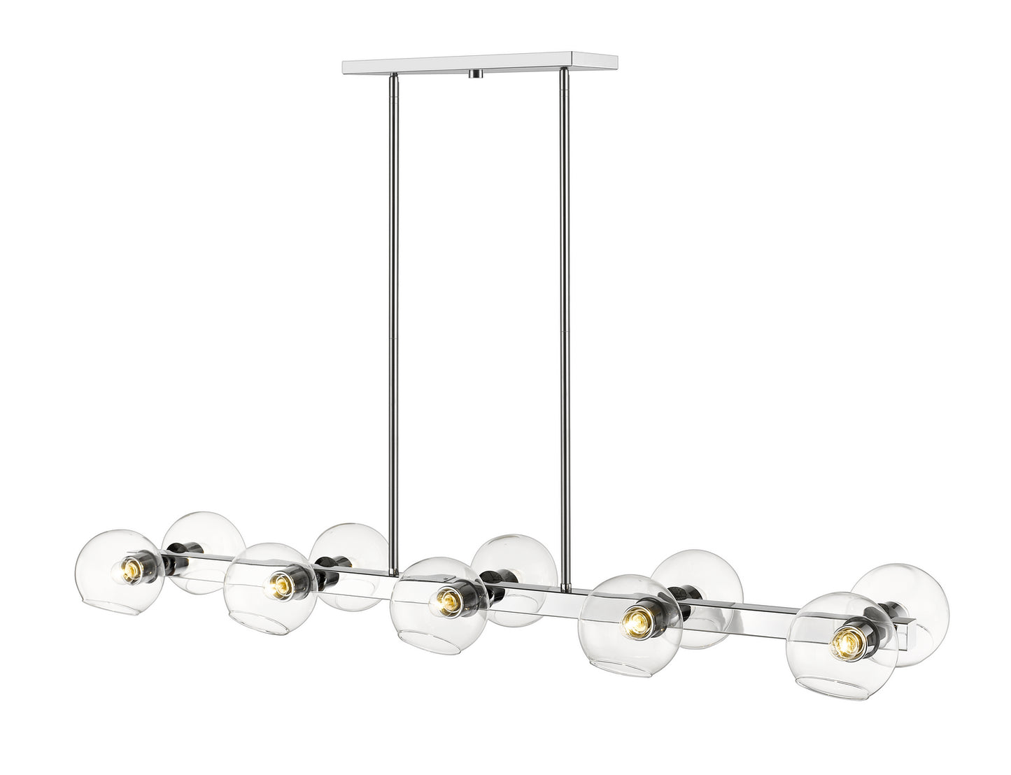 Z-Lite - 455-10L-CH - Ten Light Linear Chandelier - Marquee - Chrome