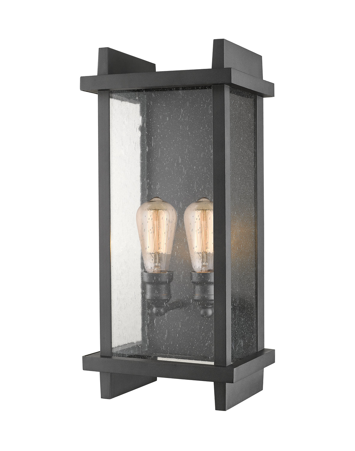 Z-Lite - 565B-BK - Two Light Outdoor Wall Mount - Fallow - Black