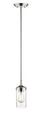 Z-Lite - 617MP-PN - One Light Pendant - Calliope - Polished Nickel