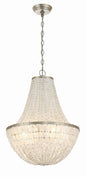 Crystorama - BRI-3006-SA - Six Light Chandelier - Brielle - Antique Silver