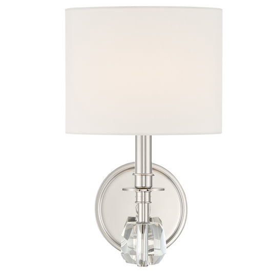 Crystorama - CHI-211-PN - One Light Wall Sconce - Chimes - Polished Nickel