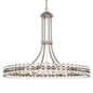 Crystorama - CLO-8899-BN - 12 Light Chandelier - Clover - Brushed Nickel