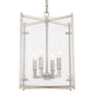 Crystorama - DAN-8796-BN - Four Light Chandelier - Danbury - Brushed Nickel