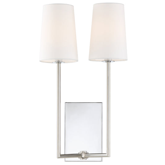 Crystorama - LEN-252-CH - Two Light Wall Sconce - Lena - Polished Chrome