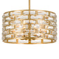 Crystorama - MER-4866-GA - Six Light Chandelier - Meridian - Antique Gold