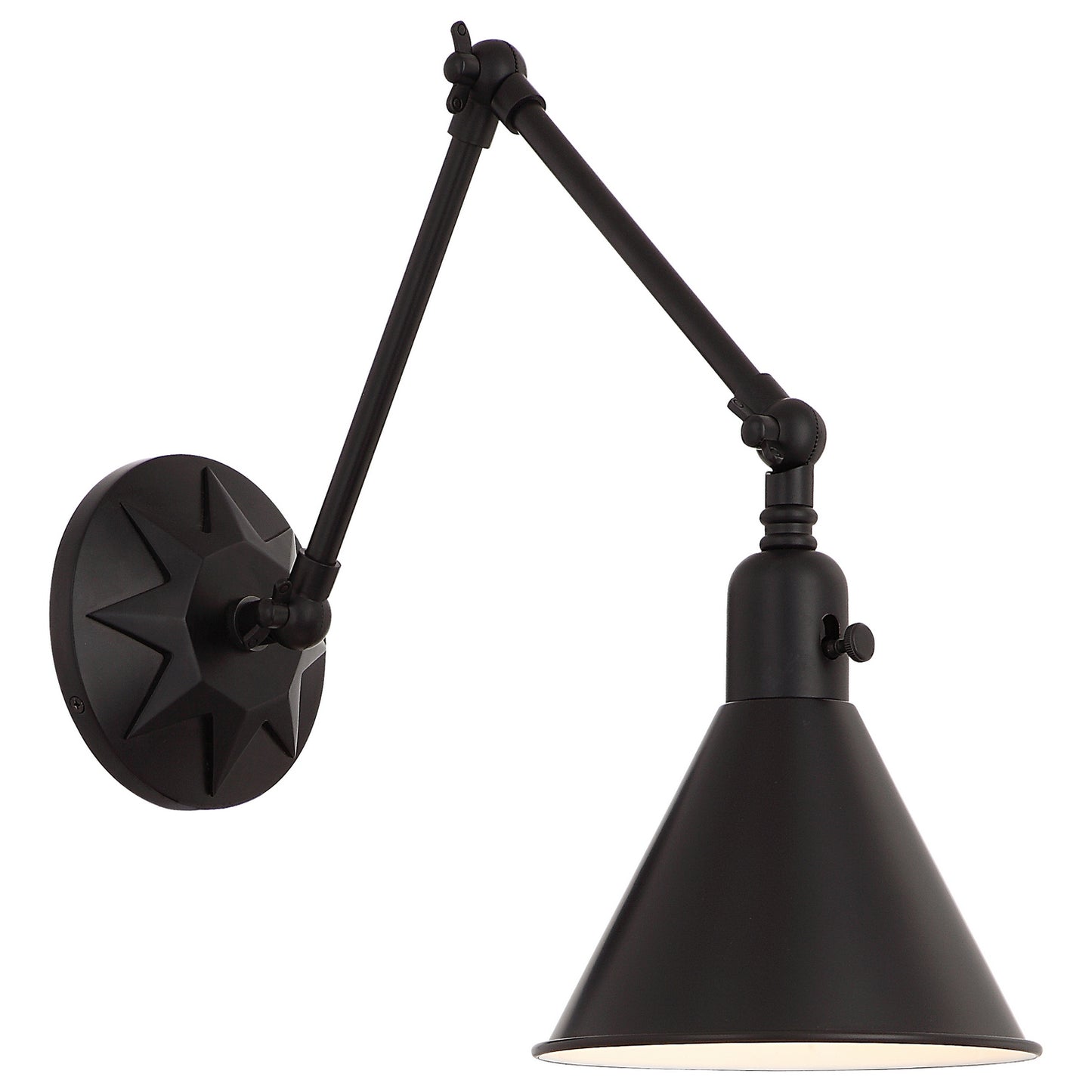 Crystorama - MOR-8801-MK - One Light Wall Sconce - Morgan - Matte Black