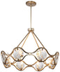 Crystorama - QUI-7628-DT - Eight Light Chandelier - Quincy - Distressed Twilight