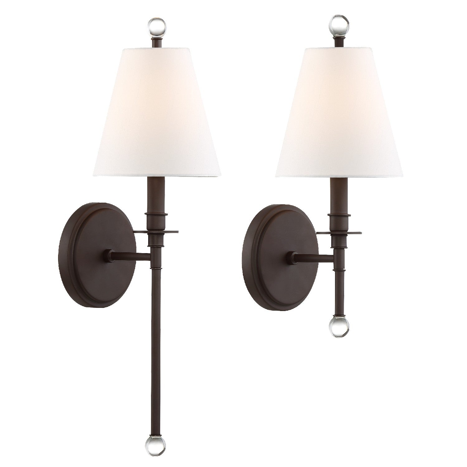 Crystorama - RIV-382-DB - One Light Wall Sconce - Riverdale - Dark Bronze