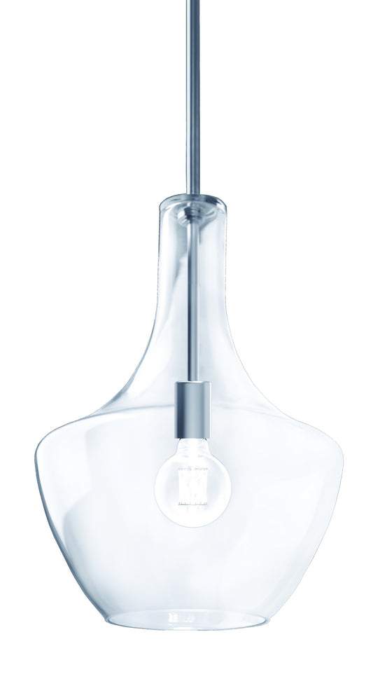DVI Lighting - DVP25810CH-CL - One Light Pendant - St. Julian - Chrome With Clear Glass