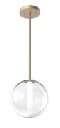 DVI Lighting - DVP27010VBR-CL - One Light Pendant - Courcelette - Venetian Brass With Clear Glass