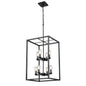 DVI Lighting - DVP28148MF+GR-CL - Eight Light Foyer Pendant - Sambre - Multiple Finishes And Graphite With Clear Glass