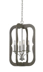 Cal Lighting - FX-3682-4 - Four Light Pendant - Portici - Wood