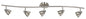 Cal Lighting - SL-954-5-BS/CBS - Five Light Pendant - Serpentine - Brushed Steel