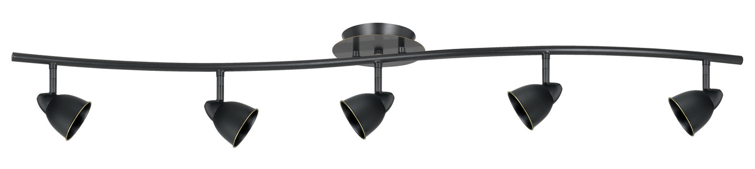 Cal Lighting - SL-954-5-DB/CDB - Five Light Pendant - Serpentine - Dark Bronze