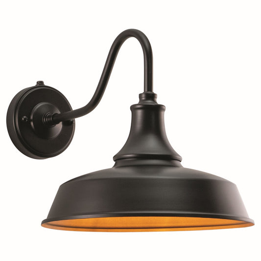 Vaxcel - T0368 - One Light Outdoor Wall Mount - Dorado - Dark Bronze and Light Gold