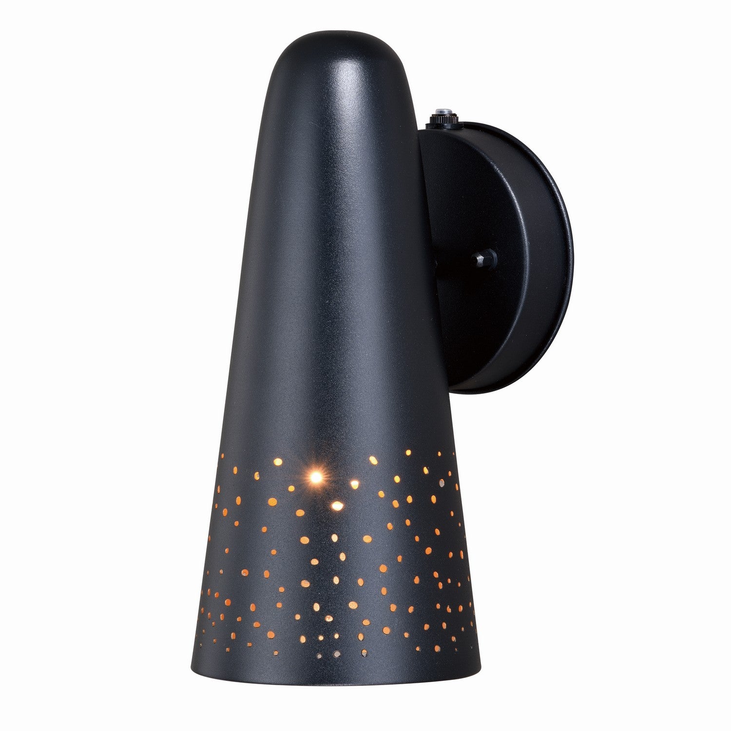 Vaxcel - T0395 - One Light Outdoor Wall Mount - Ephraim - Textured Black