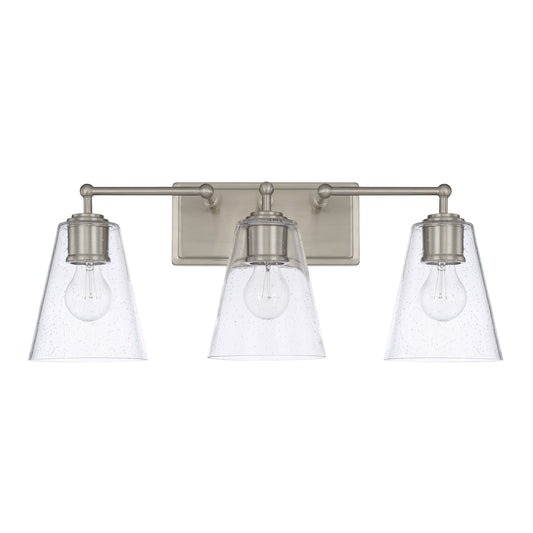 Capital Lighting - 121731BN-463 - Three Light Vanity - Murphy - Brushed Nickel