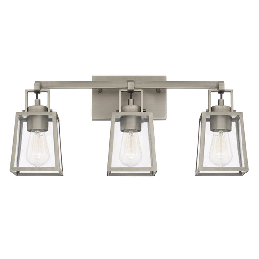 Capital Lighting - 125531AN-448 - Three Light Vanity - Kenner - Antique Nickel