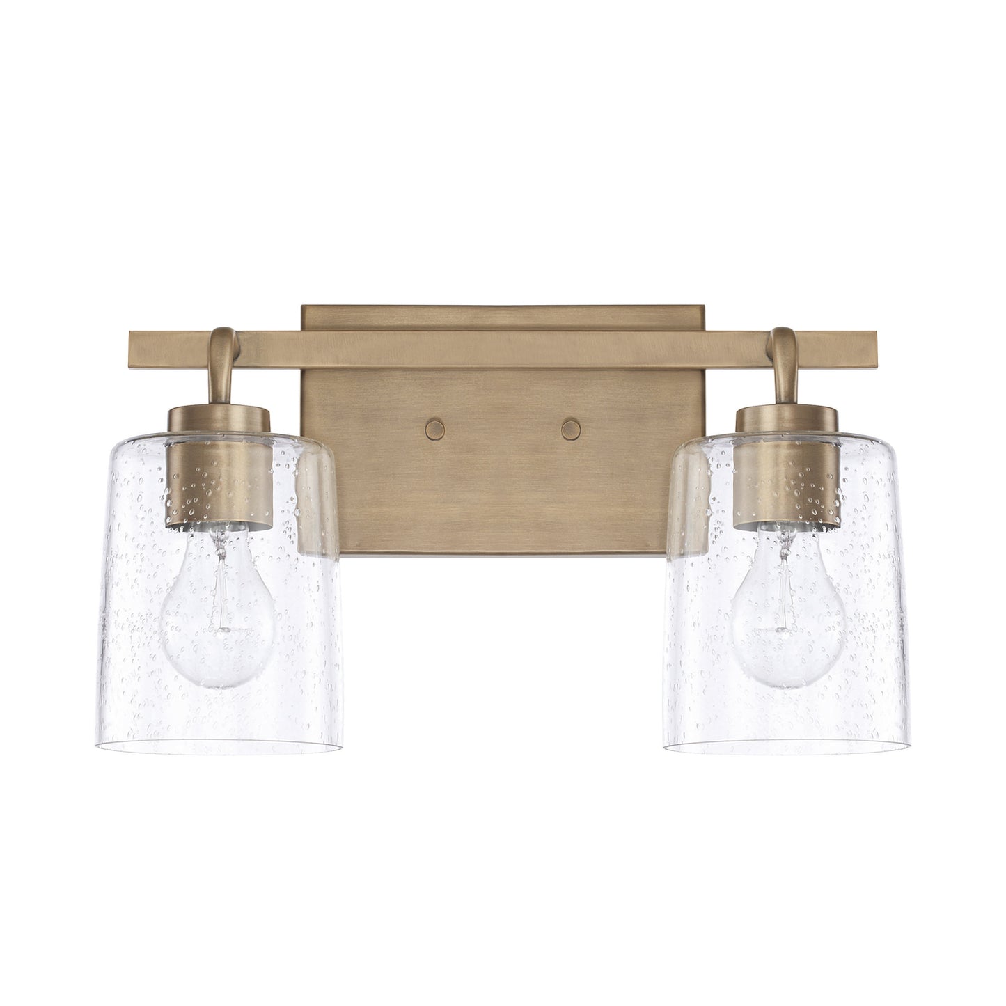 Capital Lighting - 128521AD-449 - Two Light Vanity - Greyson - Aged Brass