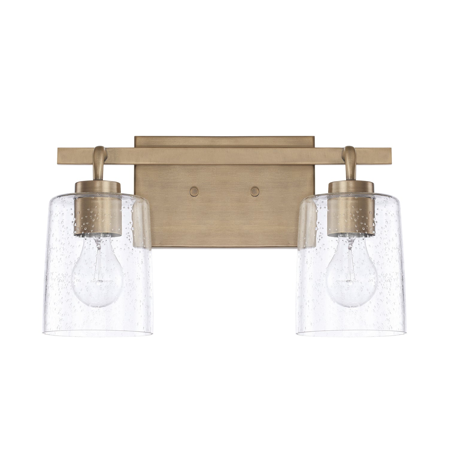 Capital Lighting - 128521AD-449 - Two Light Vanity - Greyson - Aged Brass