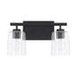 Capital Lighting - 128521MB-449 - Two Light Vanity - Greyson - Matte Black