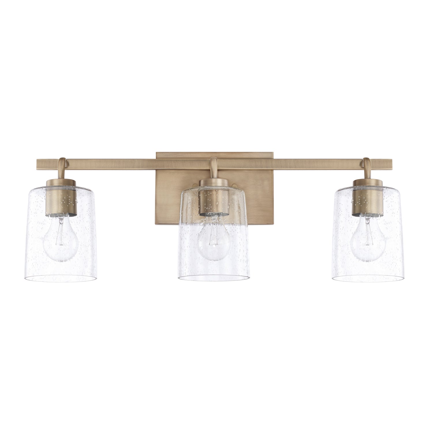 Capital Lighting - 128531AD-449 - Three Light Vanity - Greyson - Aged Brass