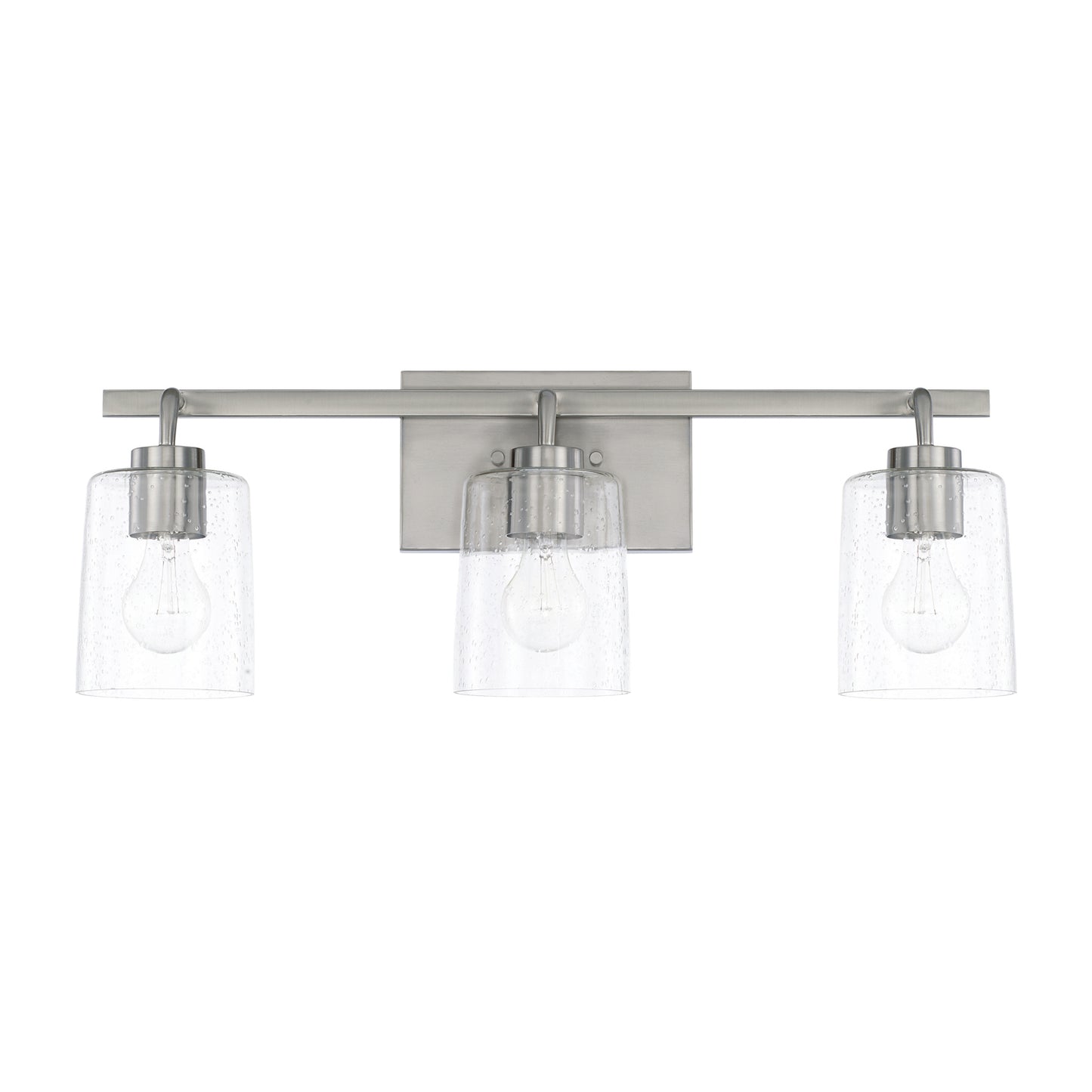 Capital Lighting - 128531BN-449 - Three Light Vanity - Greyson - Brushed Nickel