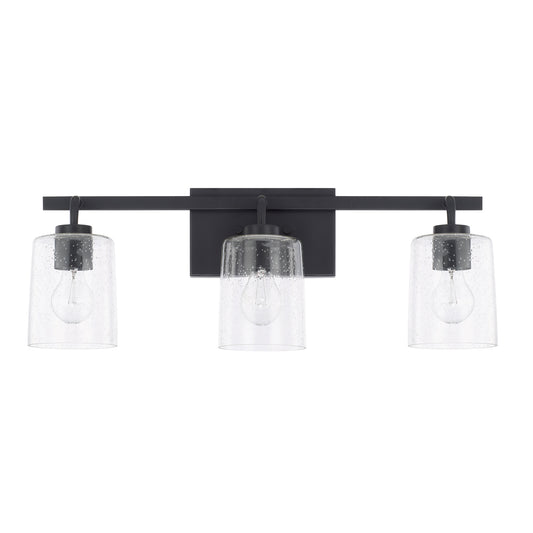 Capital Lighting - 128531MB-449 - Three Light Vanity - Greyson - Matte Black