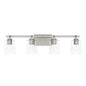 Capital Lighting - 128541BN-449 - Four Light Vanity - Greyson - Brushed Nickel