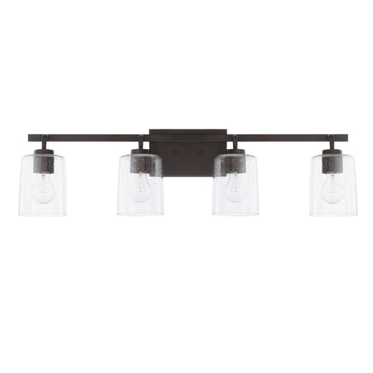 Capital Lighting - 128541BZ-449 - Four Light Vanity - Greyson - Bronze