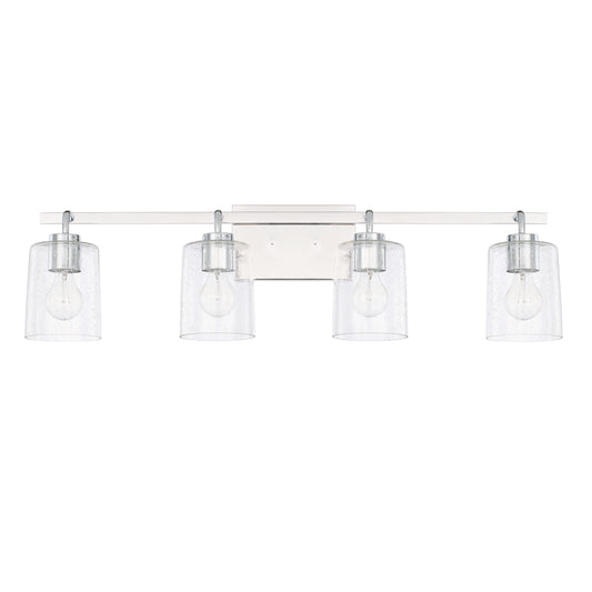 Capital Lighting - 128541CH-449 - Four Light Vanity - Greyson - Chrome