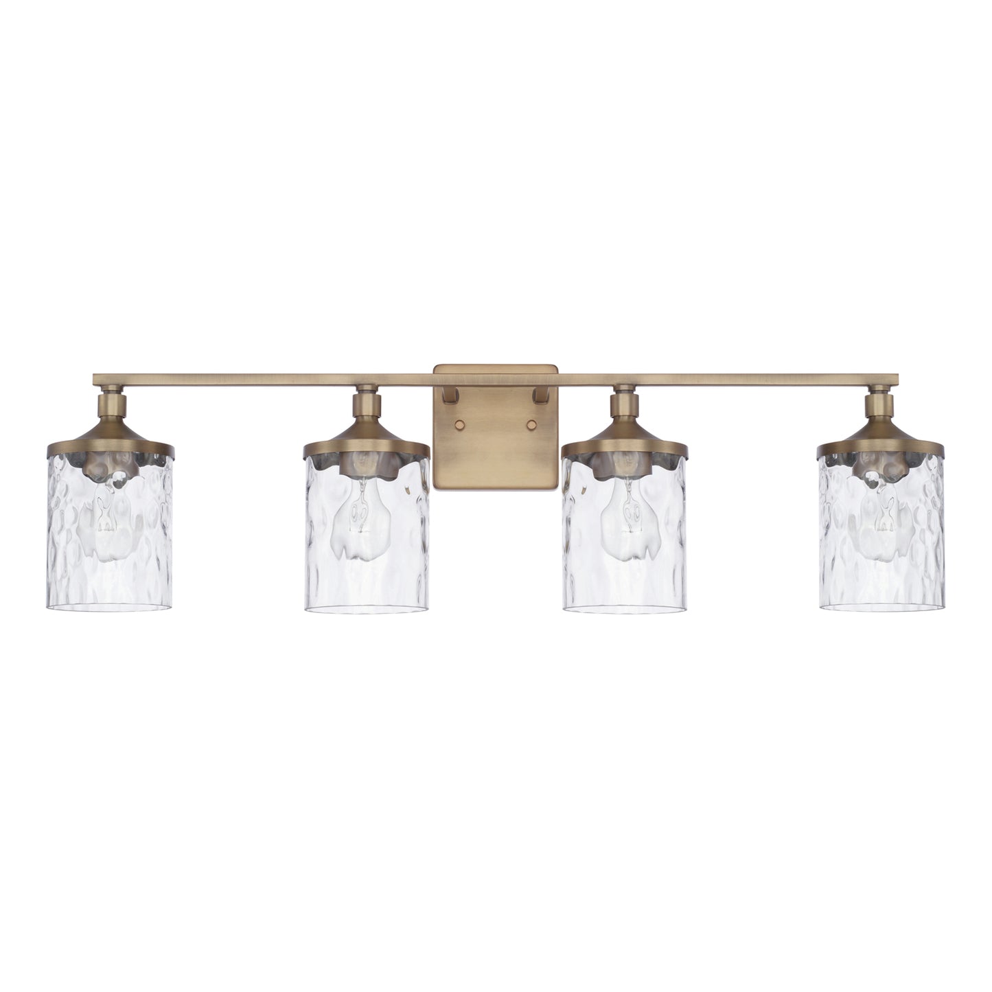 Capital Lighting - 128841AD-451 - Four Light Vanity - Colton - Aged Brass