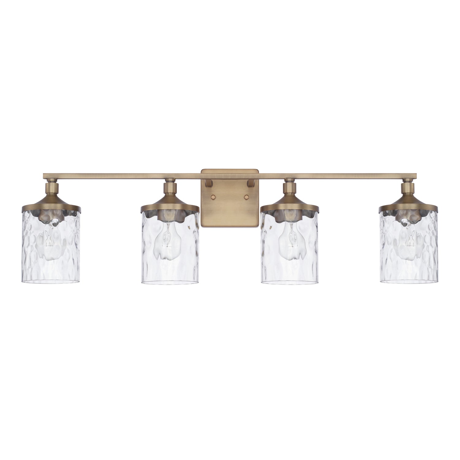 Capital Lighting - 128841AD-451 - Four Light Vanity - Colton - Aged Brass