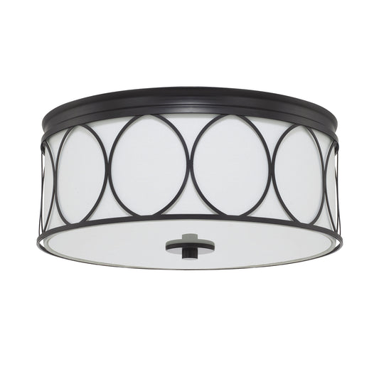 Capital Lighting - 225131MB-683 - Three Light Flush Mount - Rylann - Matte Black