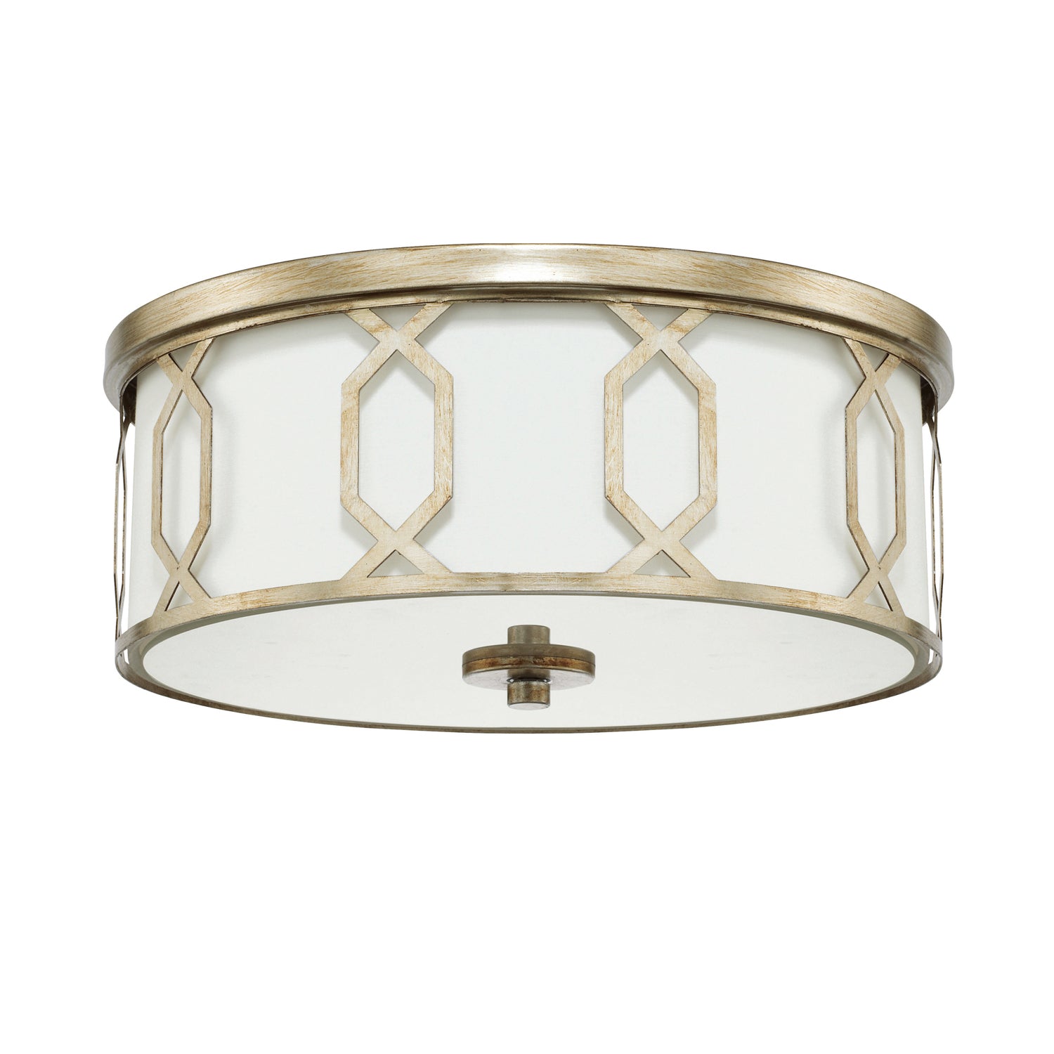 Capital Lighting - 228131WG-683 - Three Light Flush Mount - Opal - Winter Gold
