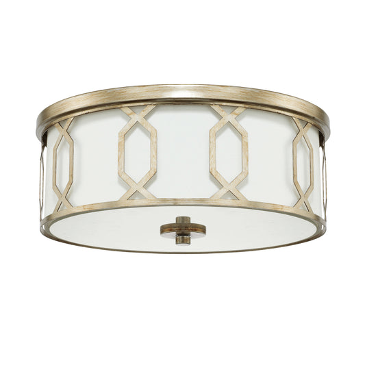 Capital Lighting - 228131WG-683 - Three Light Flush Mount - Opal - Winter Gold