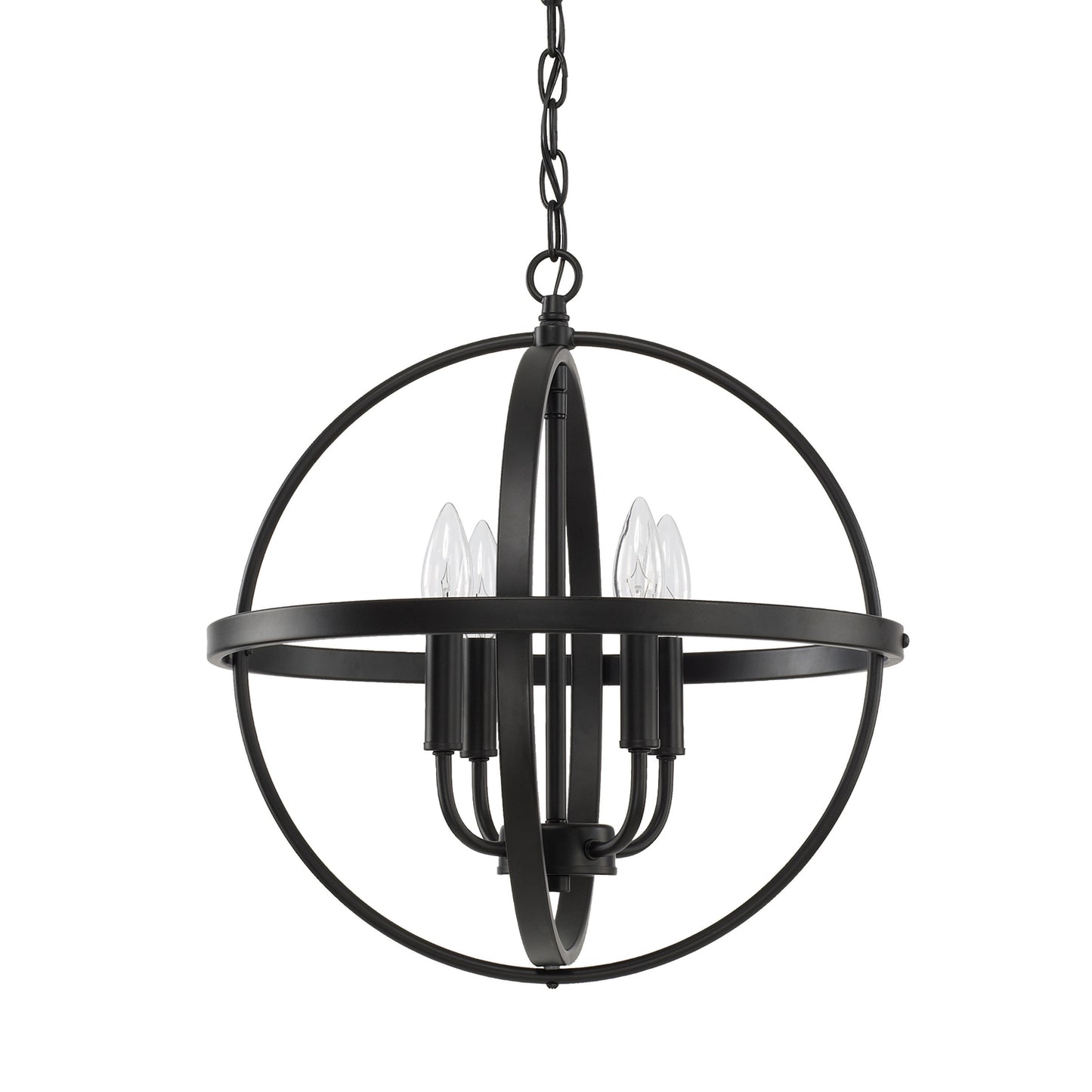 Capital Lighting - 317541MB - Four Light Pendant - Hartwell - Matte Black