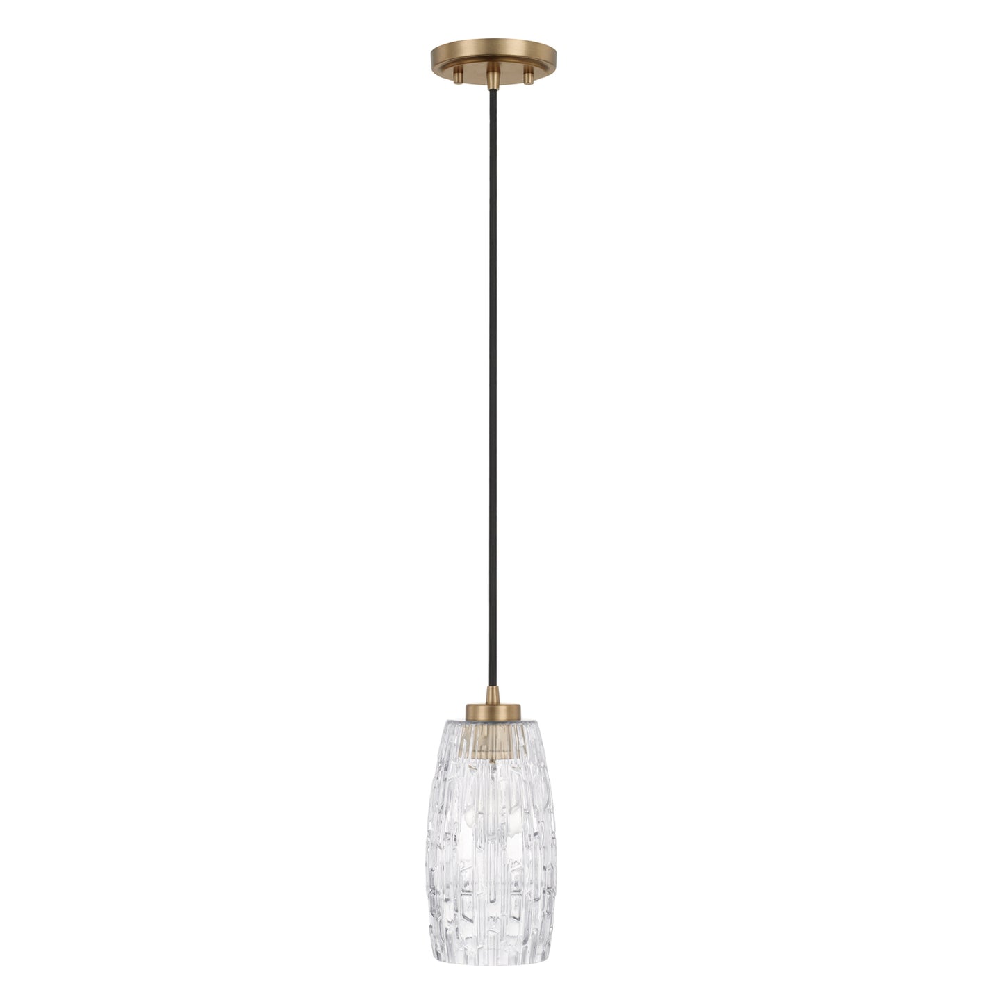 Capital Lighting - 328611AD-450 - One Light Pendant - Casper - Aged Brass