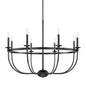 Capital Lighting - 425181MB - Eight Light Chandelier - Rylann - Matte Black