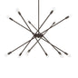 Capital Lighting - 425601NG - 12 Light Chandelier - Kris - Nordic Grey