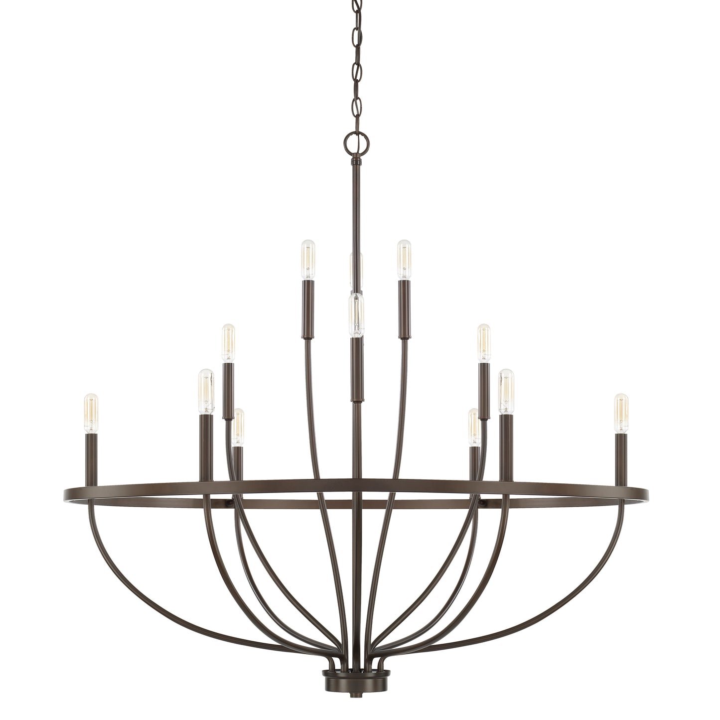 Capital Lighting - 428501BZ - 12 Light Chandelier - Greyson - Bronze