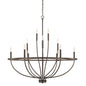 Capital Lighting - 428501BZ - 12 Light Chandelier - Greyson - Bronze