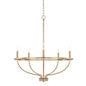 Capital Lighting - 428551AD - Five Light Chandelier - Greyson - Aged Brass